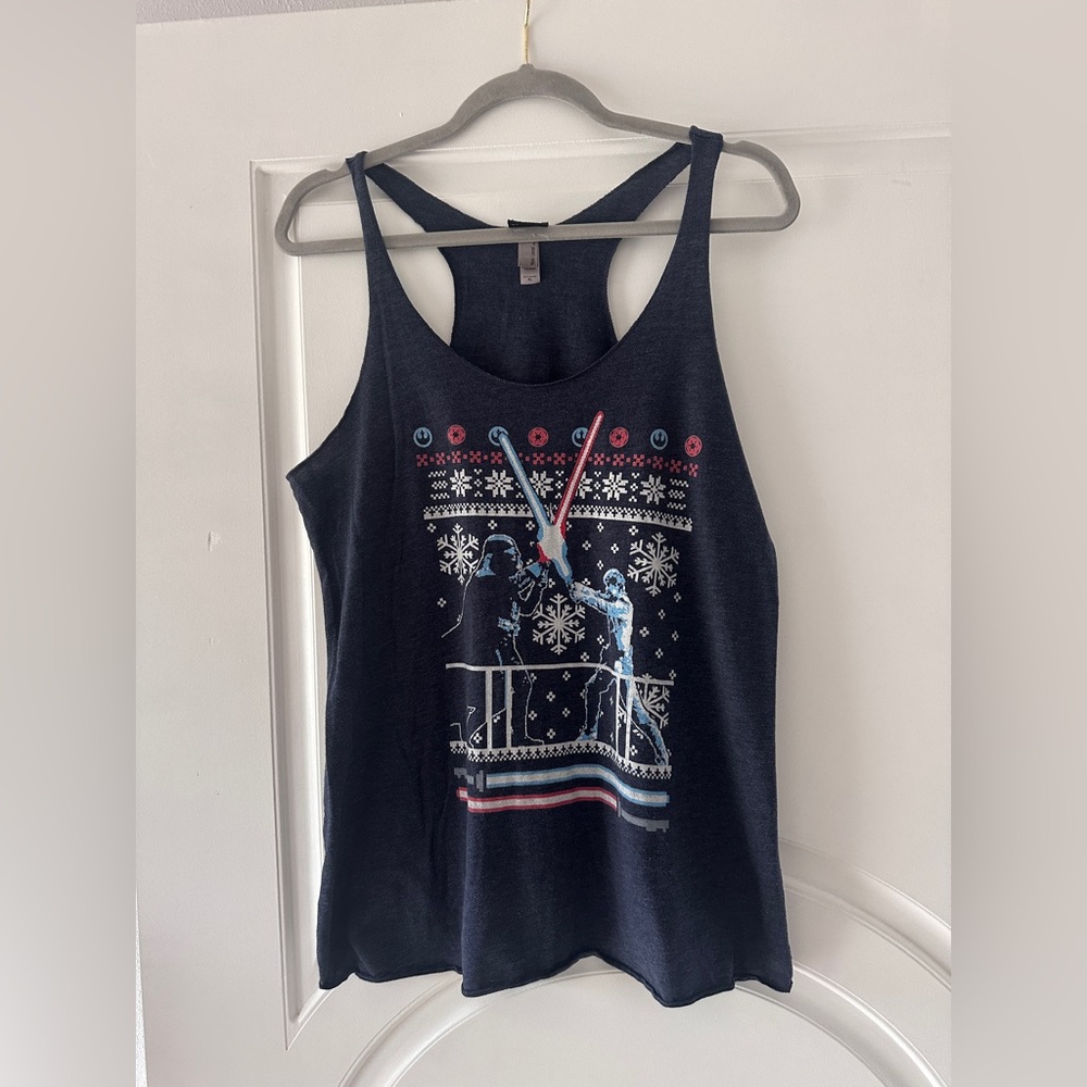 Next Level Apparel Heather Gray Tank Top